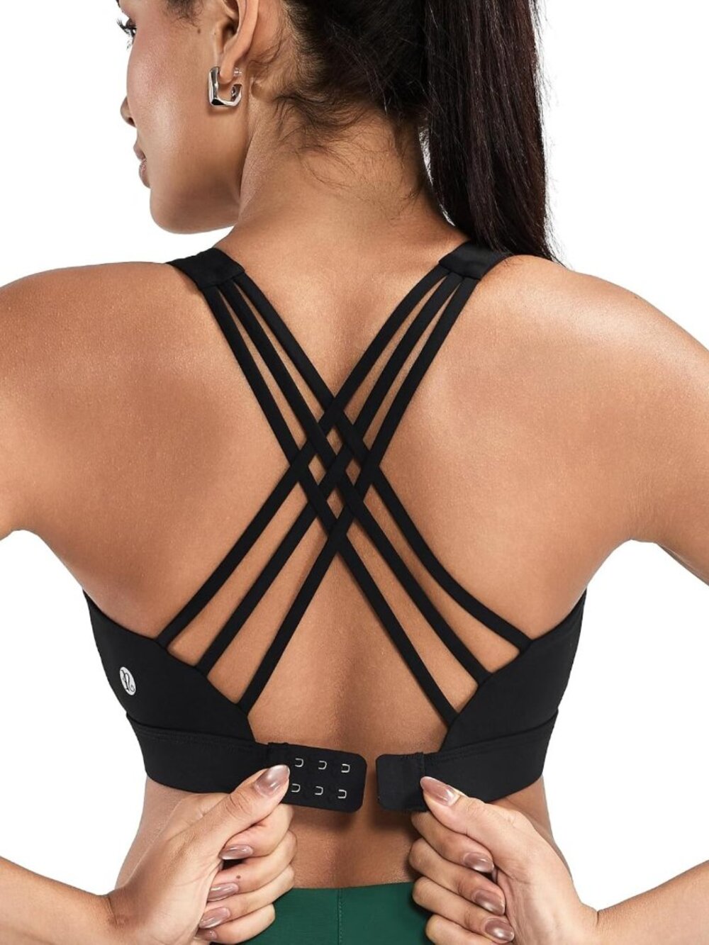 High Impact Crisscross Back Sports Bra for Women | Supportive Workout Bra